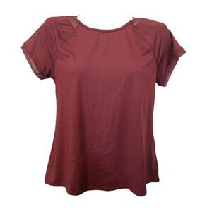 Apana‎ Burgundy Yoga Top Size Medium